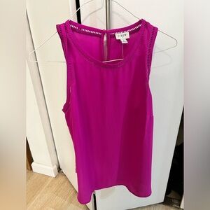 Jcrew fuschia sleeveless top
